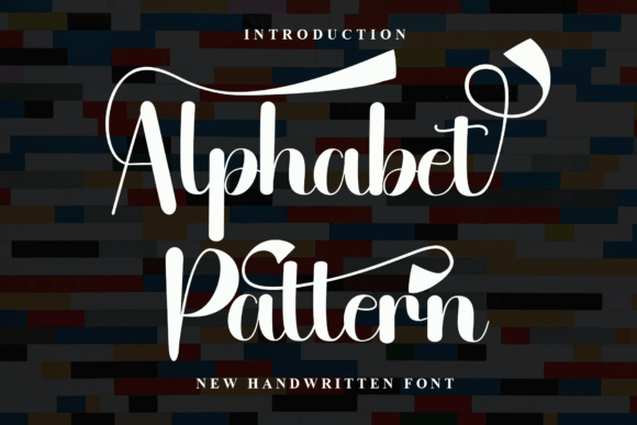 Alphabet Pattern Font: A Warm Typeface for Brands