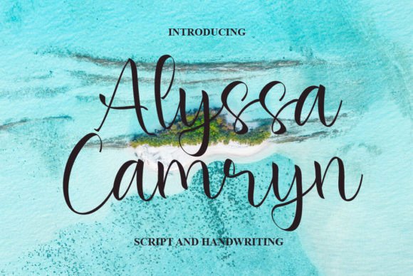 Alyssa Camryn: The Elegant Script Font for Crafters