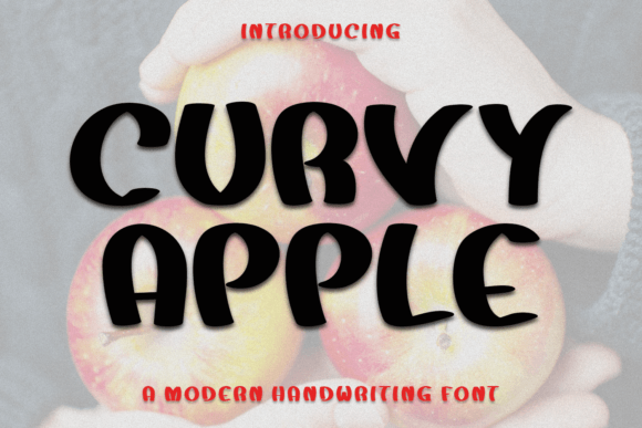 Curvy Apple: A Modern Handwriting Font for Branding