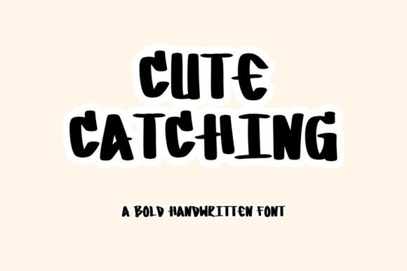 Cutecatching: A Playful Typeface for Modern Brand Identity