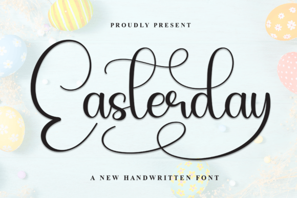 Easterday: The Script Font That Stops Social Scrolls