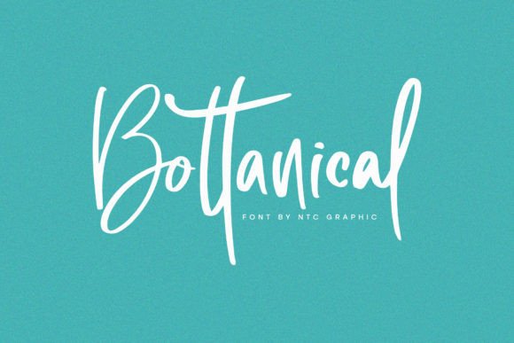 Elevate Your Brand with the Bottanical Typeface