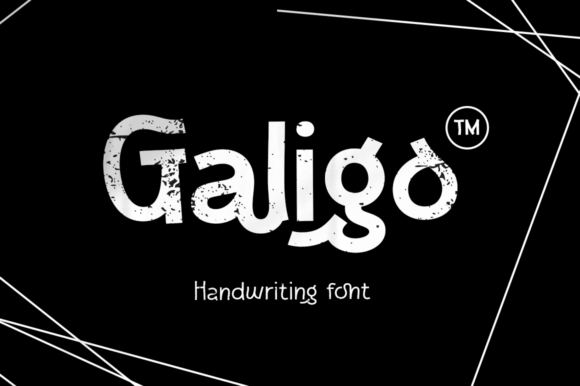 Galigo: A Handcrafted Script Font for Modern Web Design