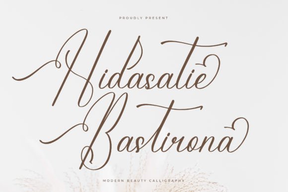 Hidasatie Bastirona: A Script Font for Modern Campaigns