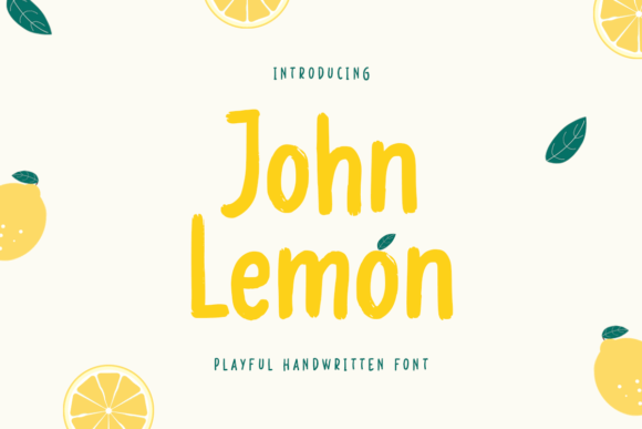 John Lemon: A Zesty Script for Bold Brand Identities
