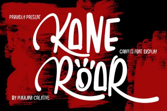 Kane Roar: A Whimsical Handwritten Font for Crafters