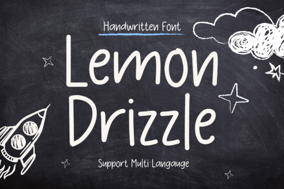 Lemon Drizzle: A Handwritten Font for Makers