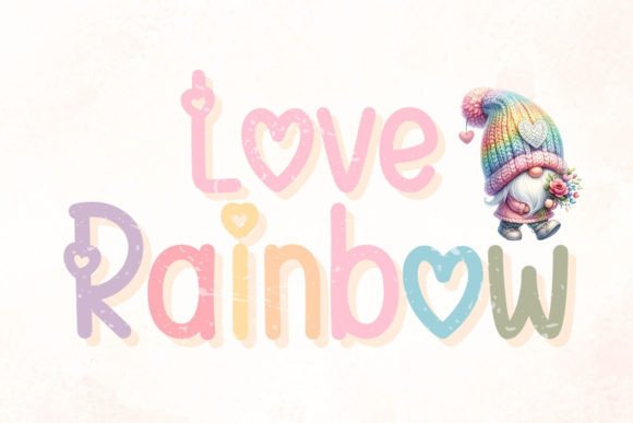 Love Rainbow Font Review for Campaigns