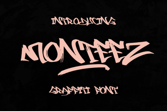 Monteez: A Bold Brush Font for Campaigns