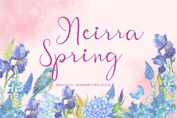 Neirra Spring: A Handwritten Font for Modern Brands