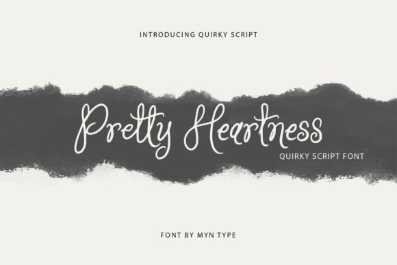 Pretty Heartness Font Review for Social Campaigns