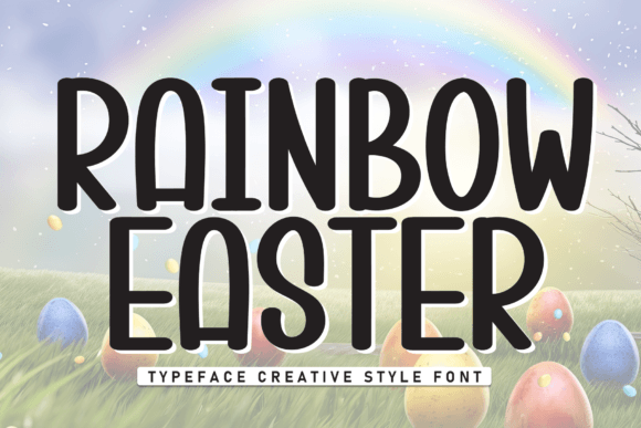 Rainbow Easter: A Handwritten Font for Makers
