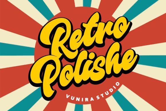 Retro Polishe Font Review: A Bold Script for Web Headers