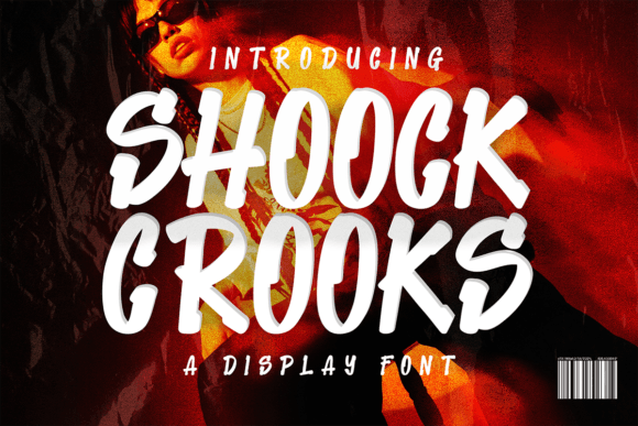 Shoock Crooks: A Handwritten Font for Bold Branding