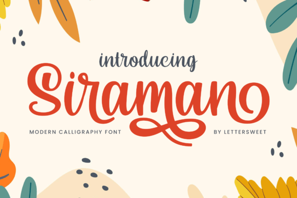 Siraman Font: A Handwritten Typeface for Authentic Branding