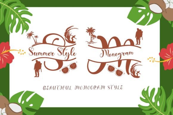 Summer Style Monogram: The Font for Scroll-Stopping Branding