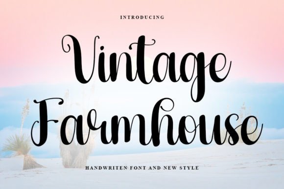 Vintage Farmhouse Font Review for Web Designers